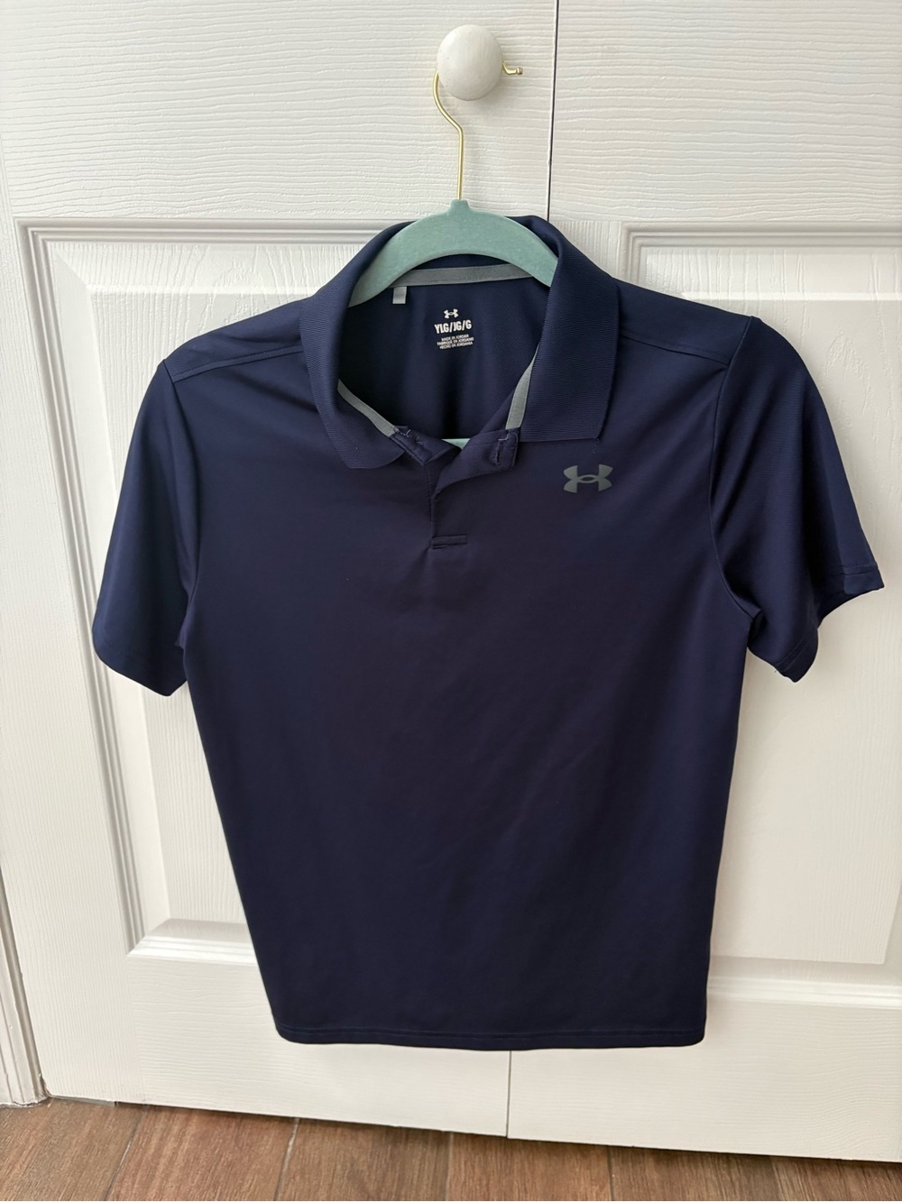 Under Armour boy Navy Performance Polo Shirt